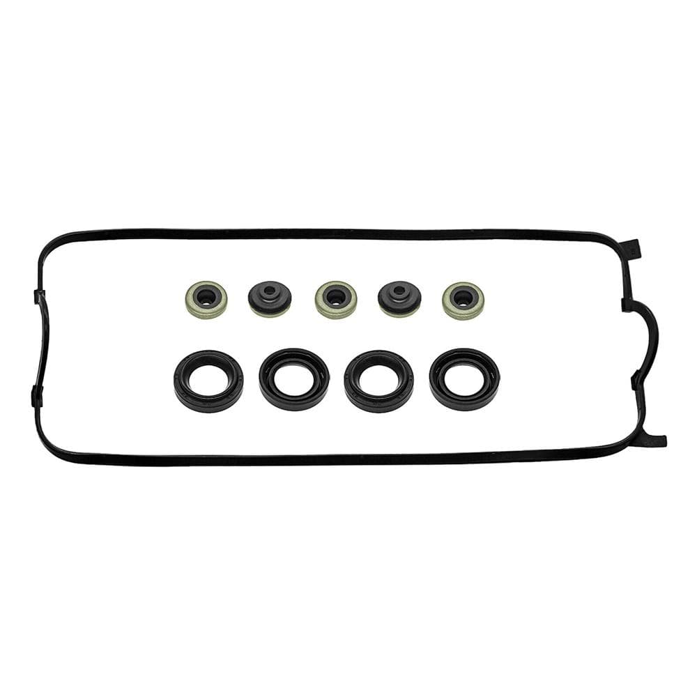 Valve Cover Gasket w/ 4 Spark Plug Tube Seals & 5 Valve Cover Grommets For Honda