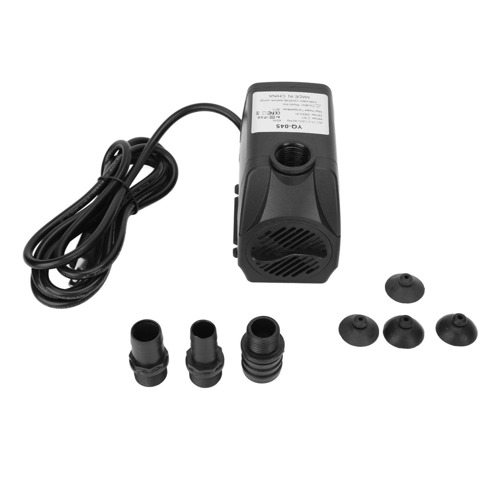 Submersible Pump Multifunctional Durable Change Water Side Suction Fountain Aquarium Pump for Fish