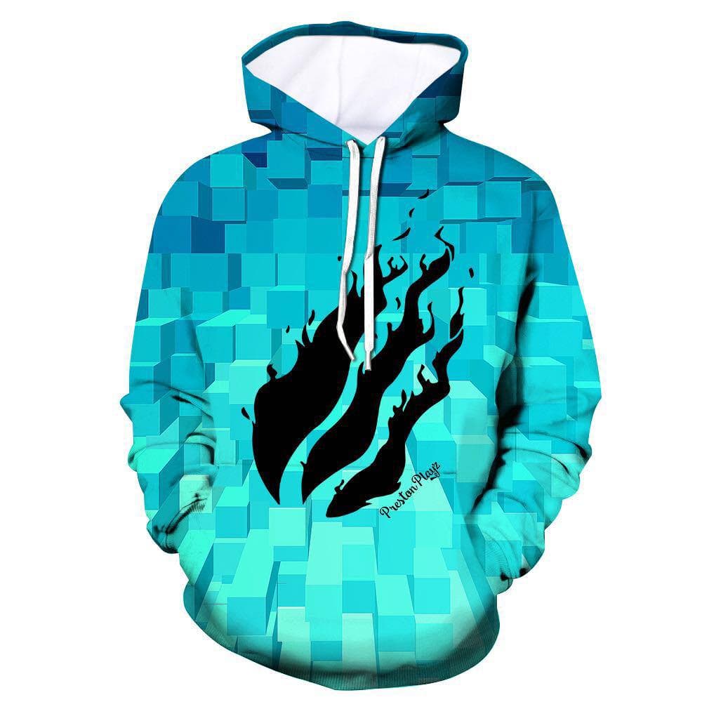 3D Digital Prestonplayz Kids' Hooded Sweatshirt Extra Large