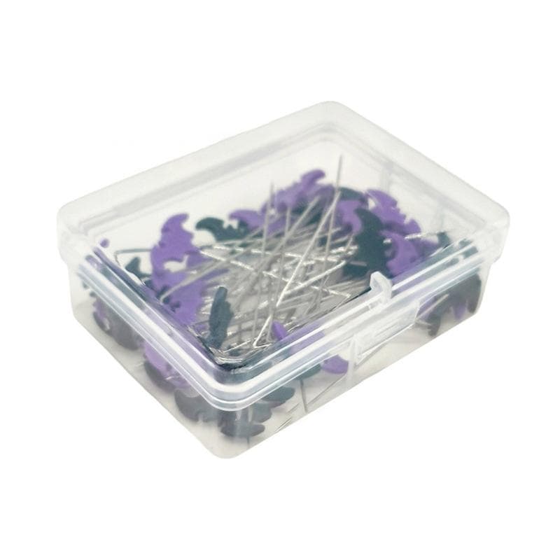 50pcs Dressmaking Pins Embroidery Patchwork Pins Accessories Halloween Bat Sewing Needle DIY Sewing Tools Decoration 50pcs