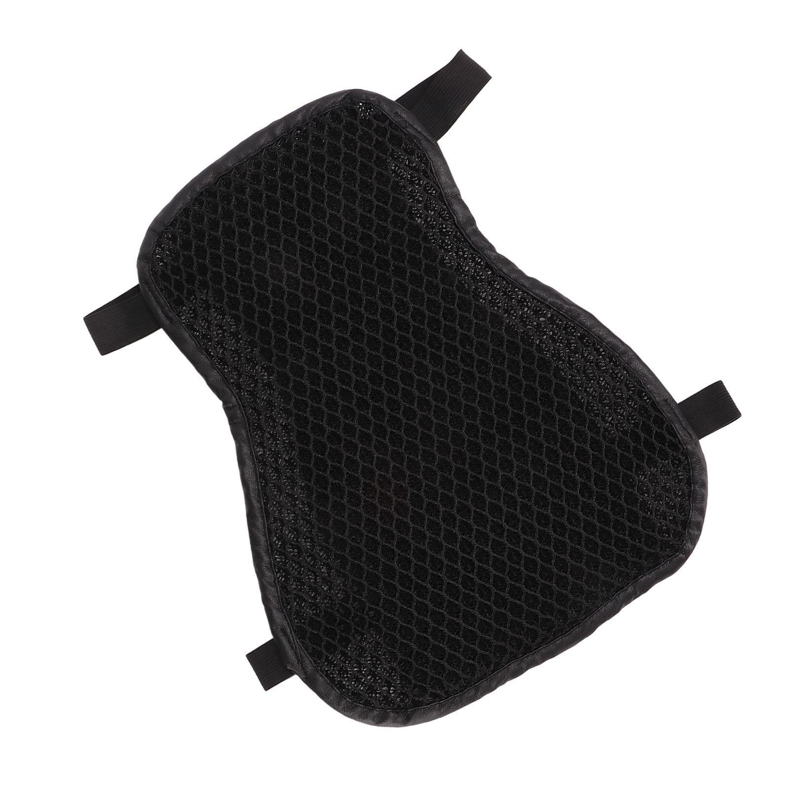 Motorcycle Double Layer Seat Cushion Breathable Anti Slip Seat Pad L Size for Street Car