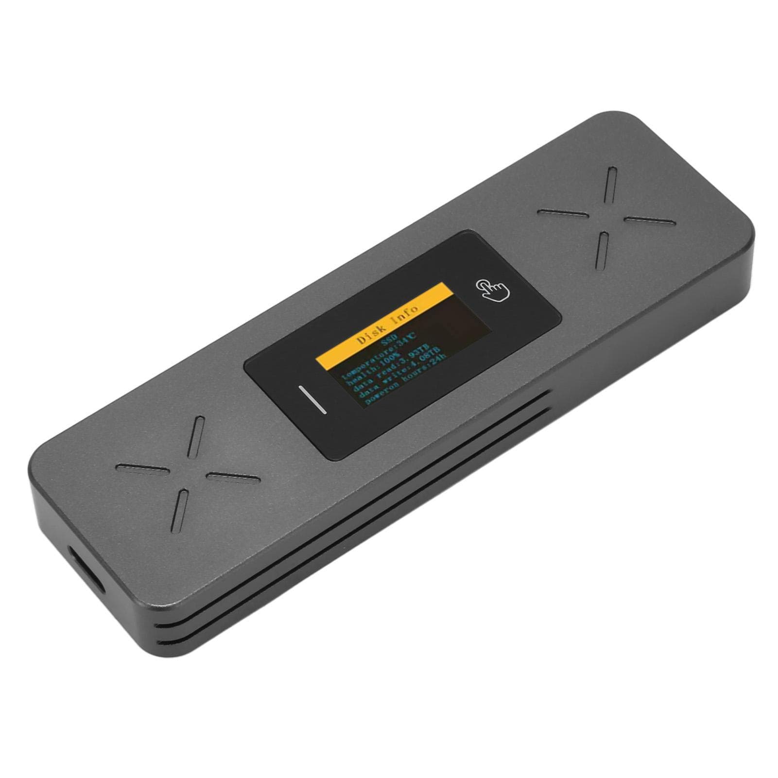 M.2 NVMe SSD Enclosure USB3.2 GEN2 Nvme 2280 Sata Dual Protocol External Hard Disk Drive Case with