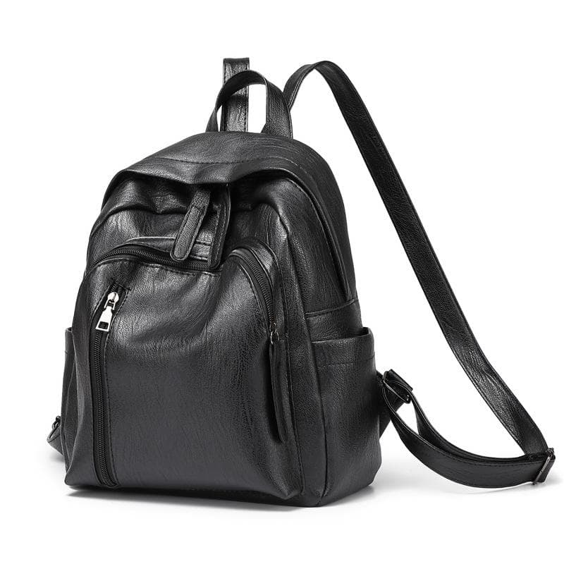 Large-capacity Backpack, Women's Bag, Retro and Versatile Backpack, Backpack black