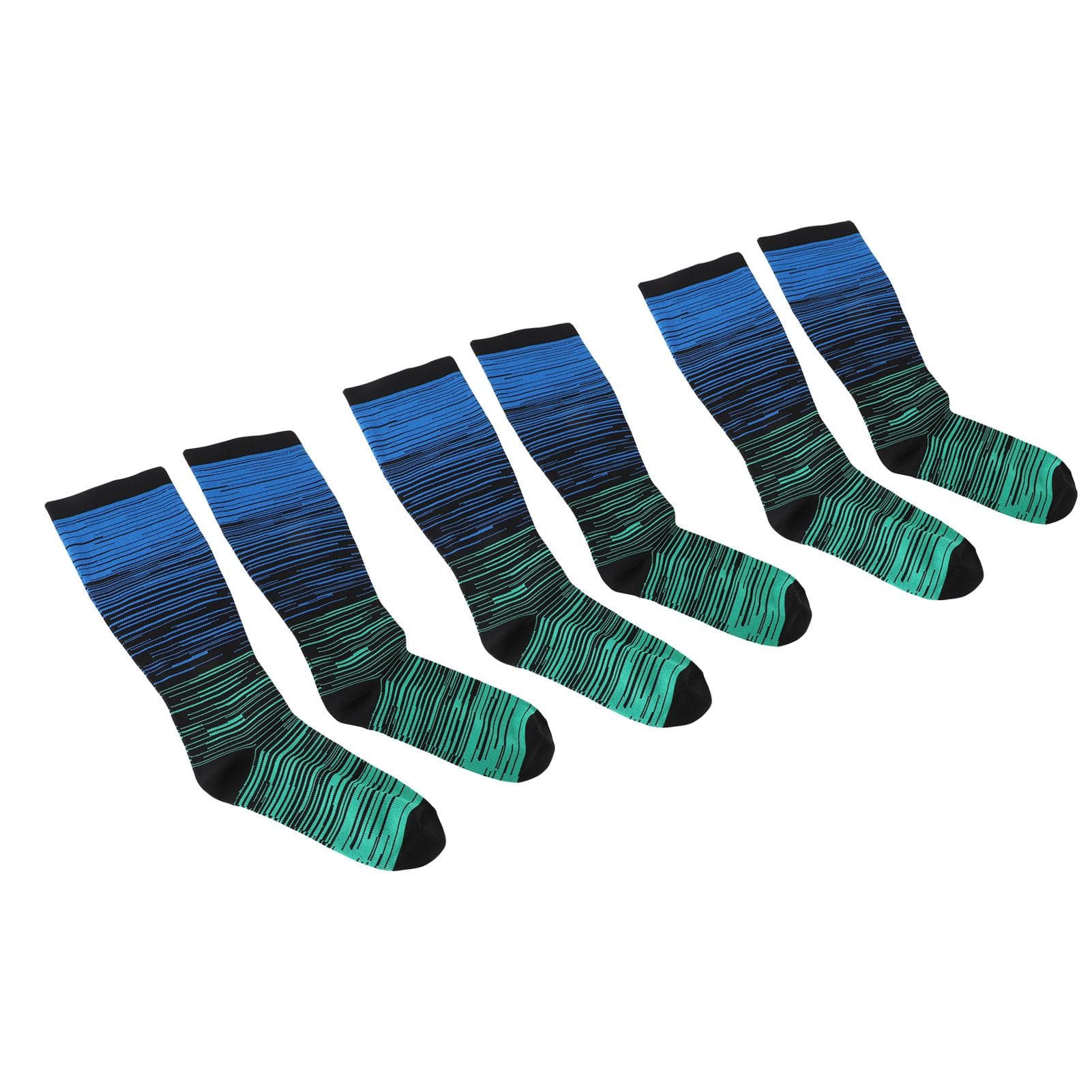 3 Pairs Wide Calf Compression Socks Plus Size Compression Socks Knee High Large Support Stockings XXXXL