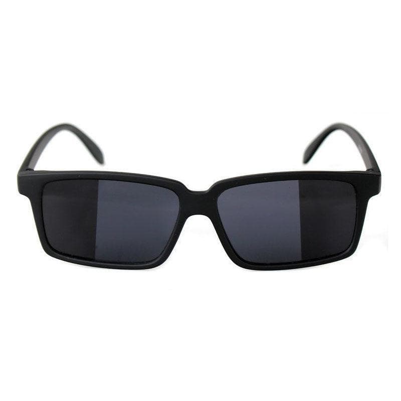 New Men Rear View Anti Tracking Sunglasses Vintage Rectangle UV400 Protection Sun Glasses Fashion Eyewear As shown in the figu