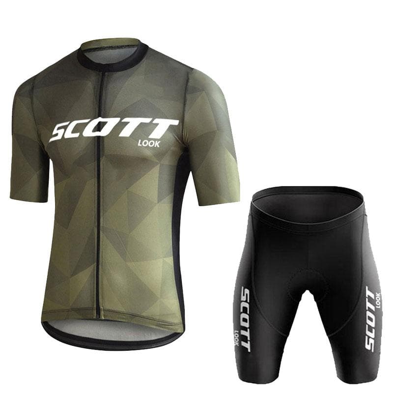 2025 Team Sportwear Cycling Jersey Set Summer Cycling Clothing MTB Bike Clothes Uniform Maillot Ropa Ciclismo Man Bicycle Suit L