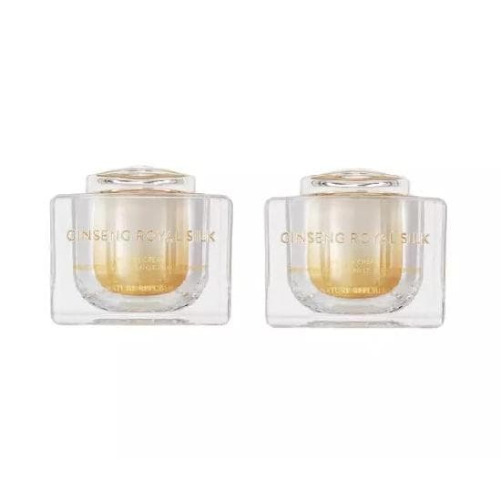Nature Republic Ginseng Gold Silk Watery Cream 60g-6 Years Korean Ginseng, Anti-Aging Moisturizer for Skin, Wrinkle Care with Ginseng Saponins 2ea