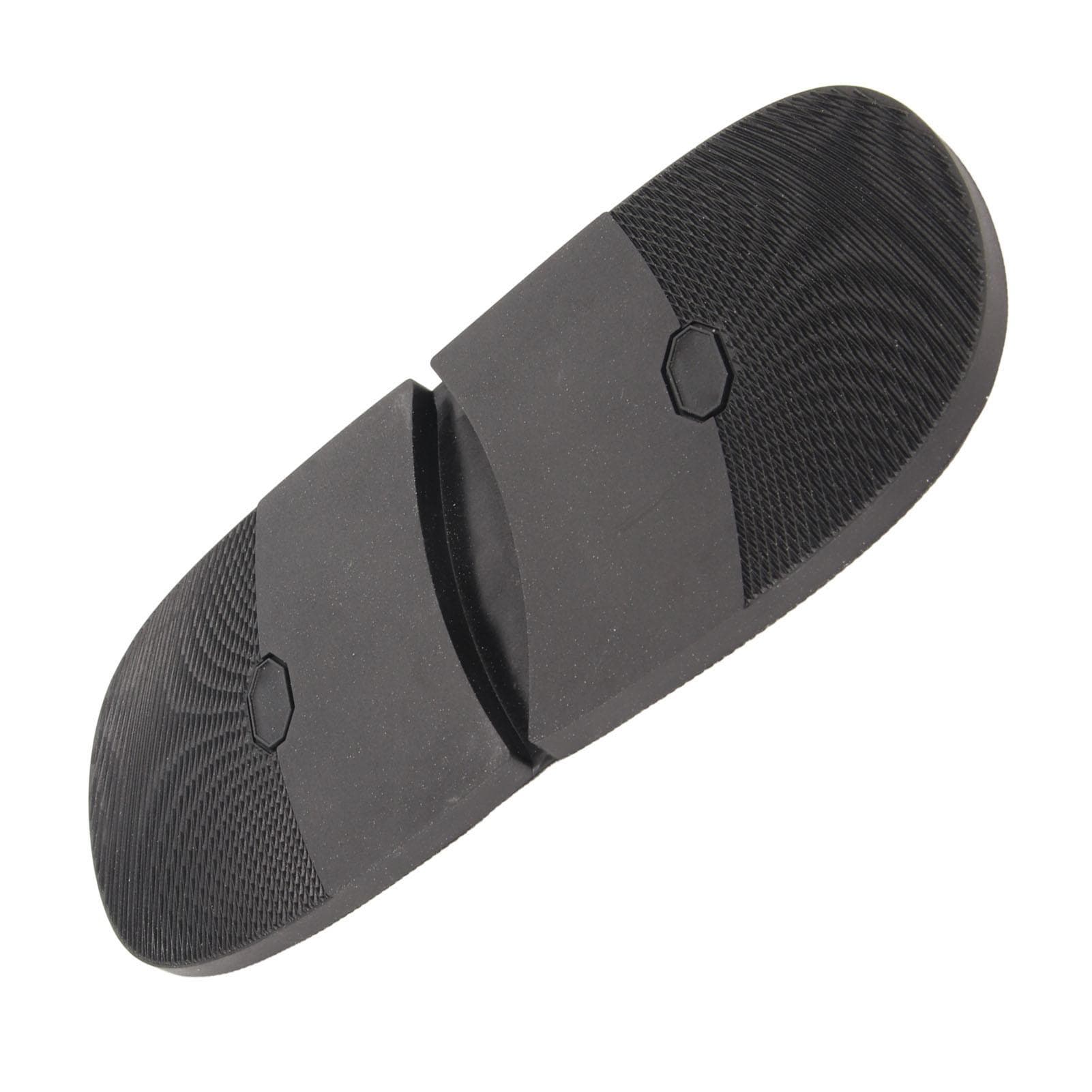 2 Pairs Rubber Heels Outsoles Shoe Repair Pads Replacement Non Slip Wear Resistant Cushion