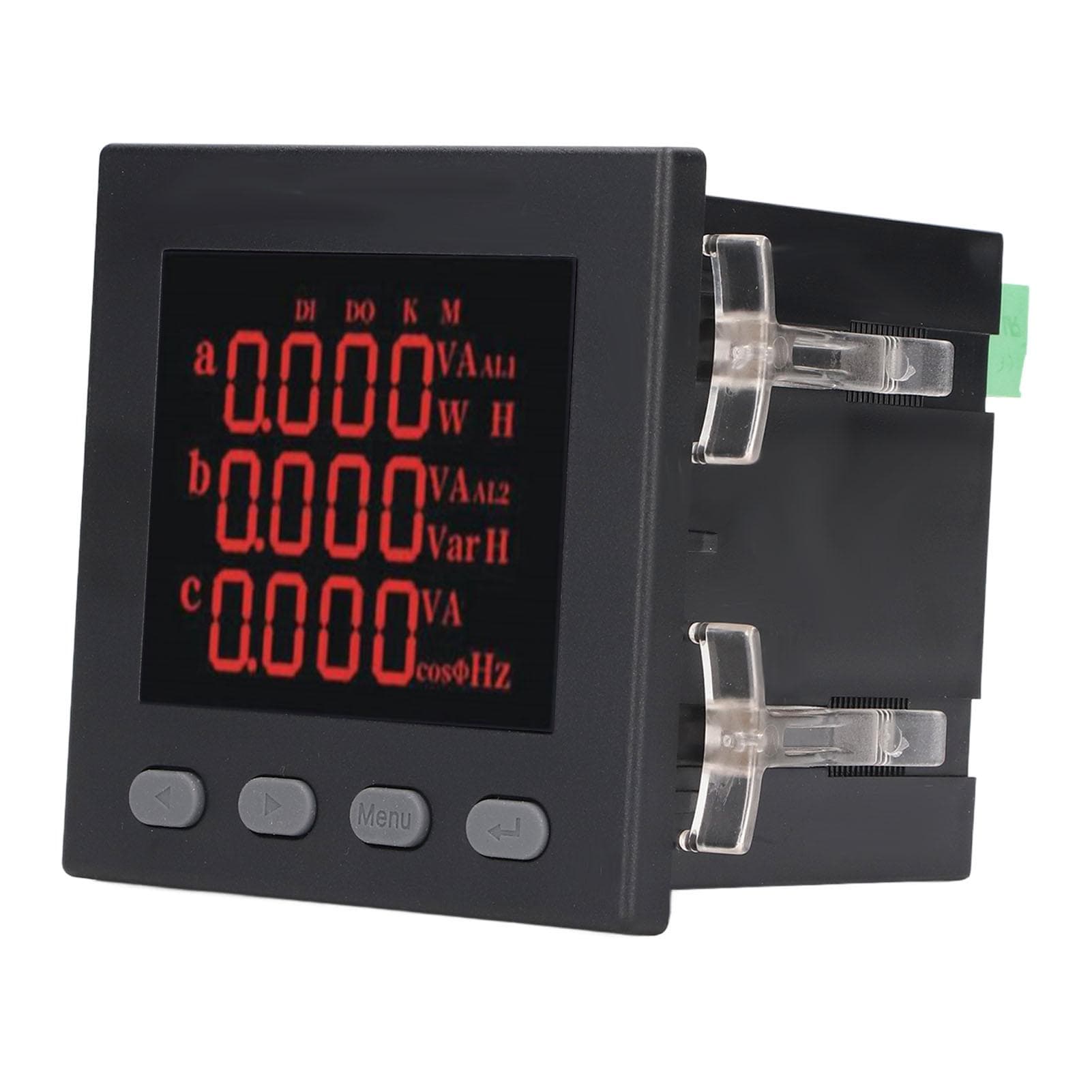 3 Phase Digital Ammeter Intelligent Multi Function Energy Power Meter Tester AC220V