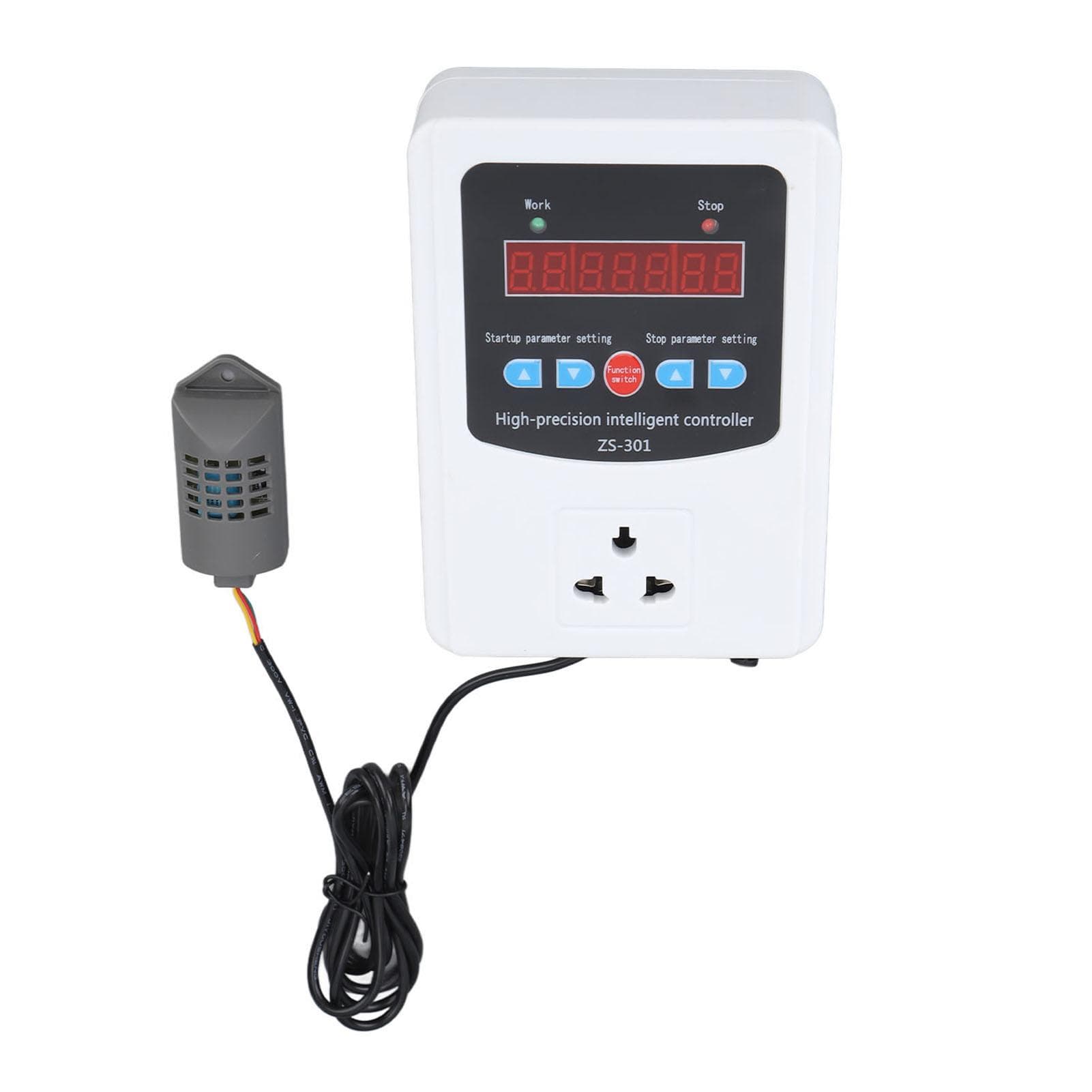 1500W Digital Humidity Controller LCD Display Humidistat Plastic Timing Air Humidity Controller for