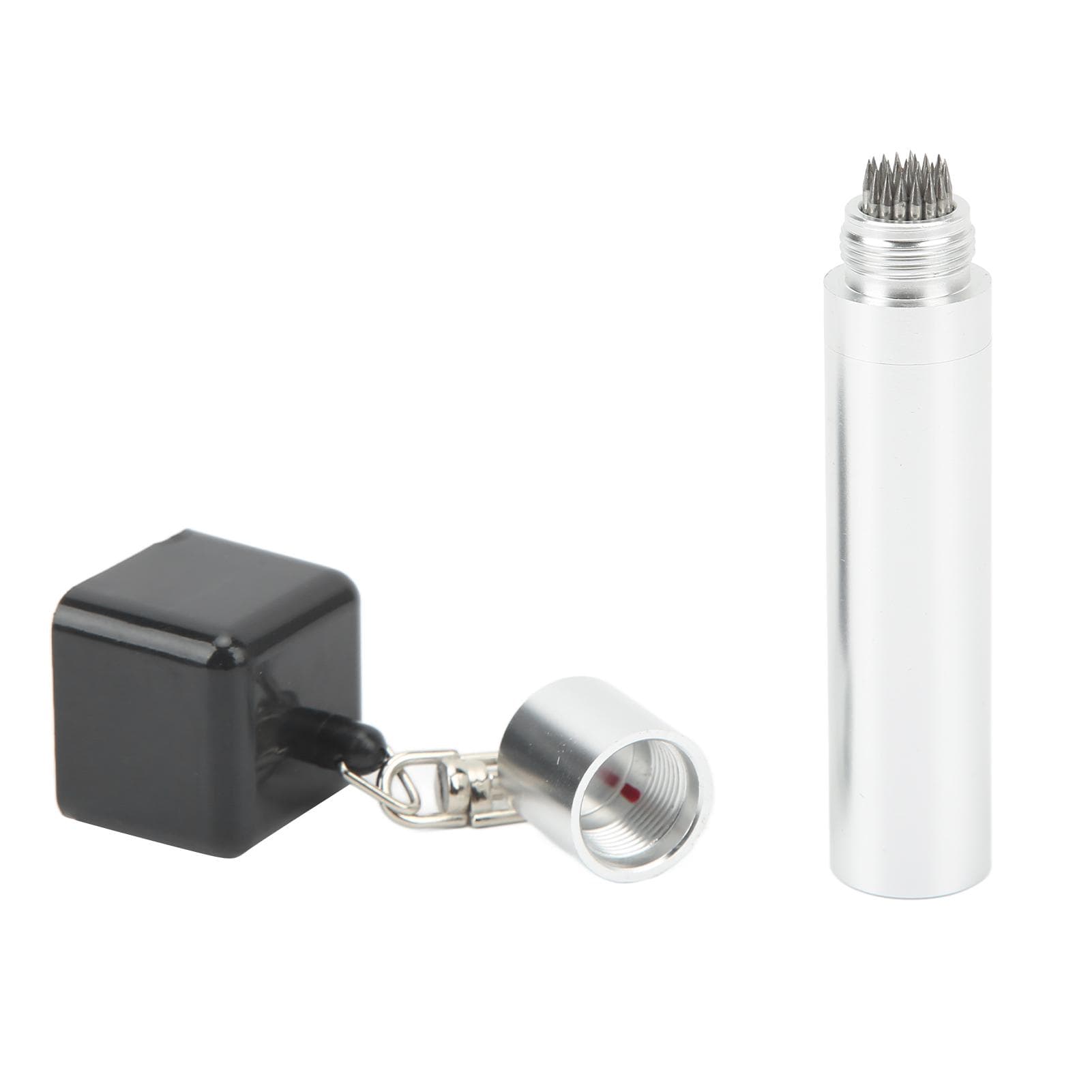 Billiard Cue Stick Tip Chalk Holder 3 in 1 Portable Billiard Cue Chalk Cover Tip Pricker Prep Tool