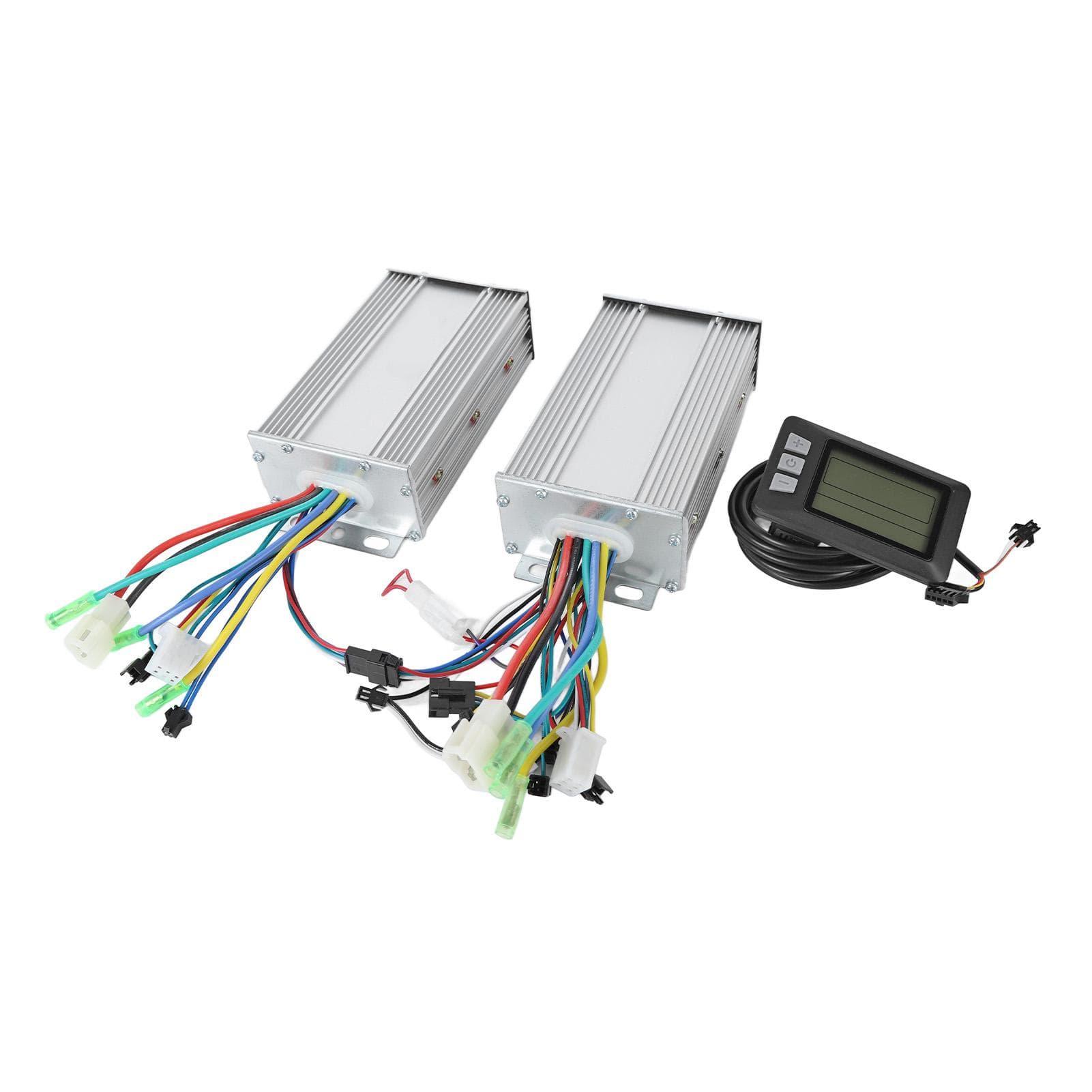 500w Bike Dual Drive Controller Kit with Display Panel Electric Bicycle Conversion Kit for Electric