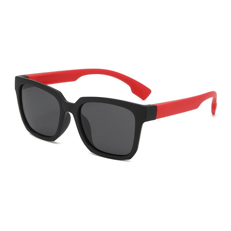 New Kids Sunglasses UV Protection Outdoor Silicone Frame Sun Shading Glasses for Children 23069