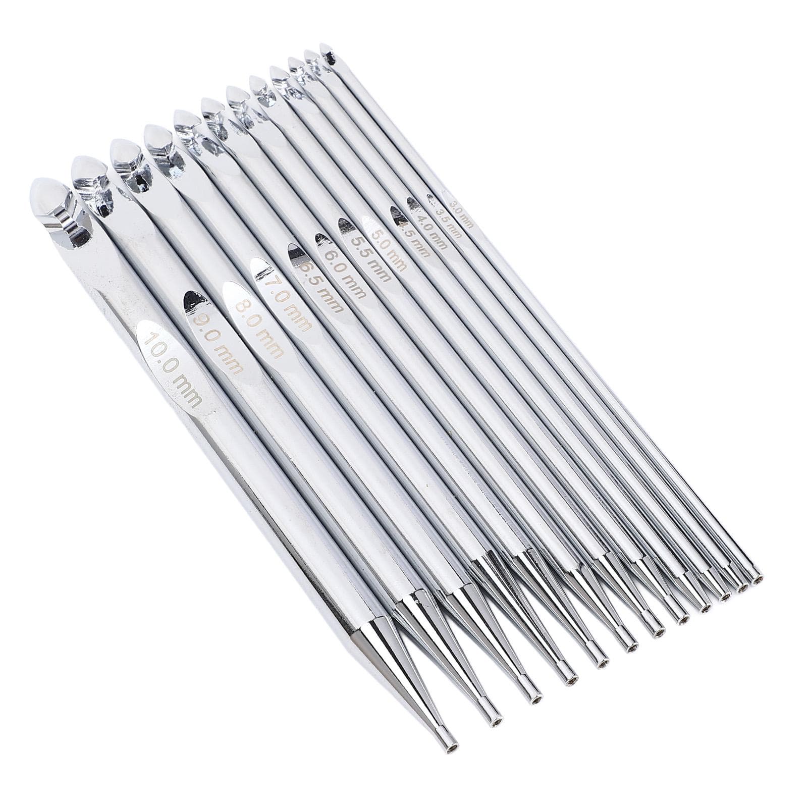 Interchangeable Circular Knitting Needles Set 12Pcs Crochet Hook 3mm to 10mm Multifunctional