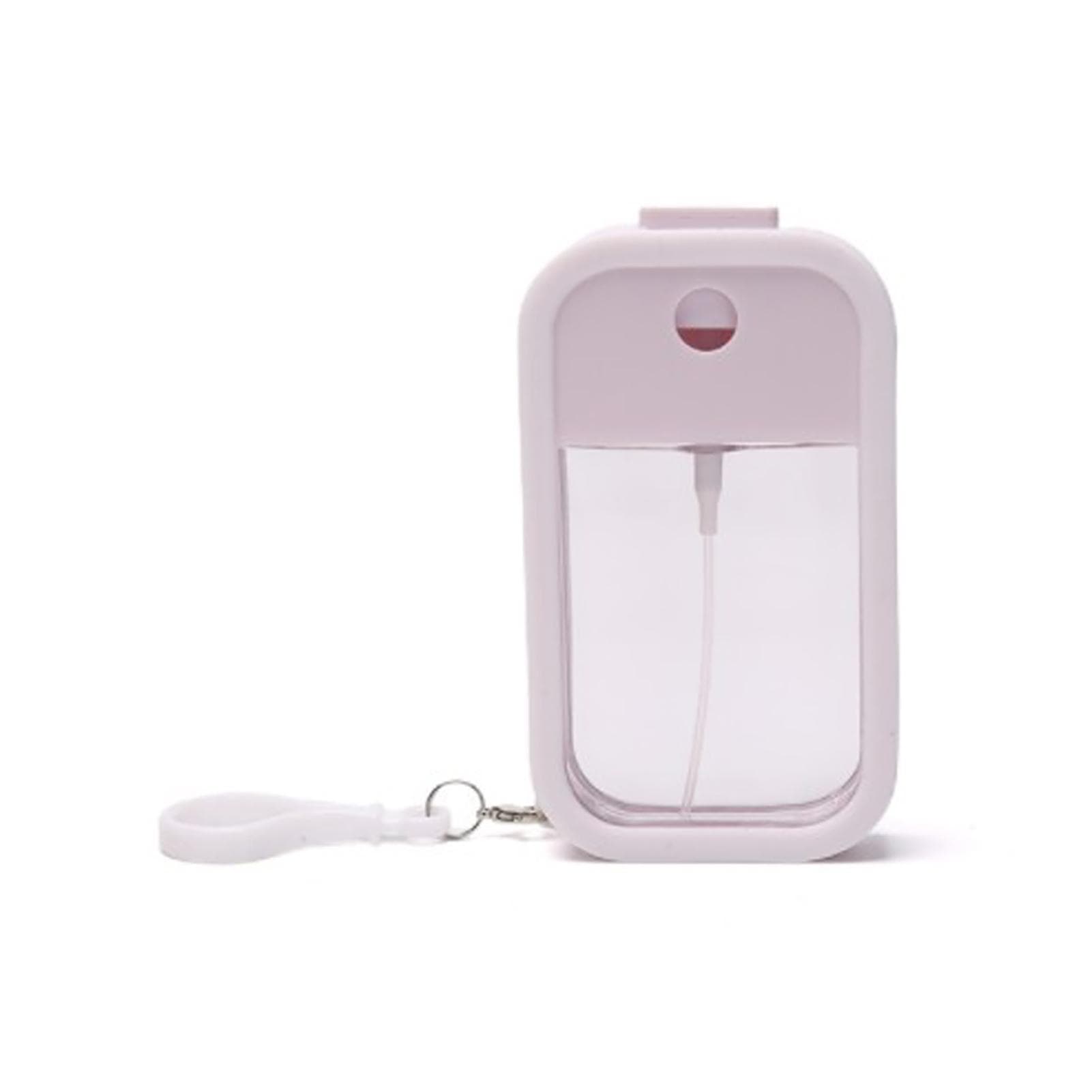 Refillable Perfume Spray Bottle Protect Sleeve Leakproof Travel Cosmetic Holder Sleeve Liquid Soap white