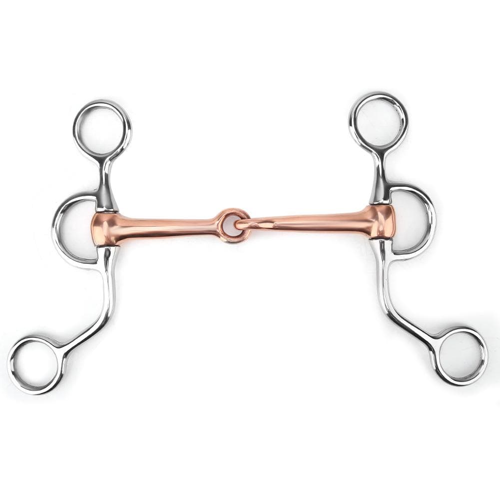 Horse Chew Stainless Steel Training Bit Copper jointed Month