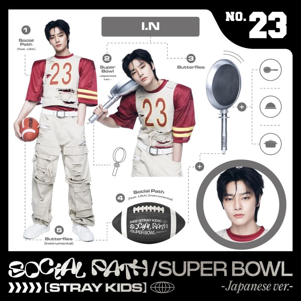 Stray Kids-[Social Path]1st EP in Japan Album Super Bowl IN