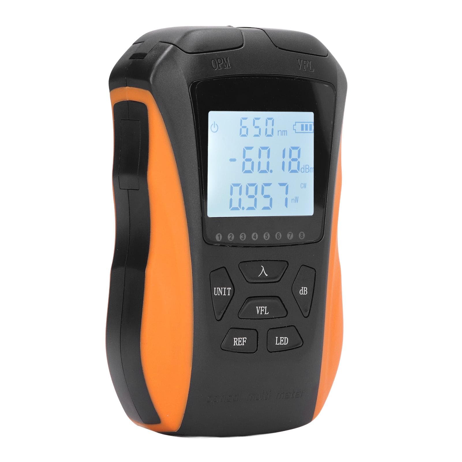 Optical Power Meter 5KM 4 In1 ?70 to +6dBm Portable Optical Fiber Power Meter Universal Interface