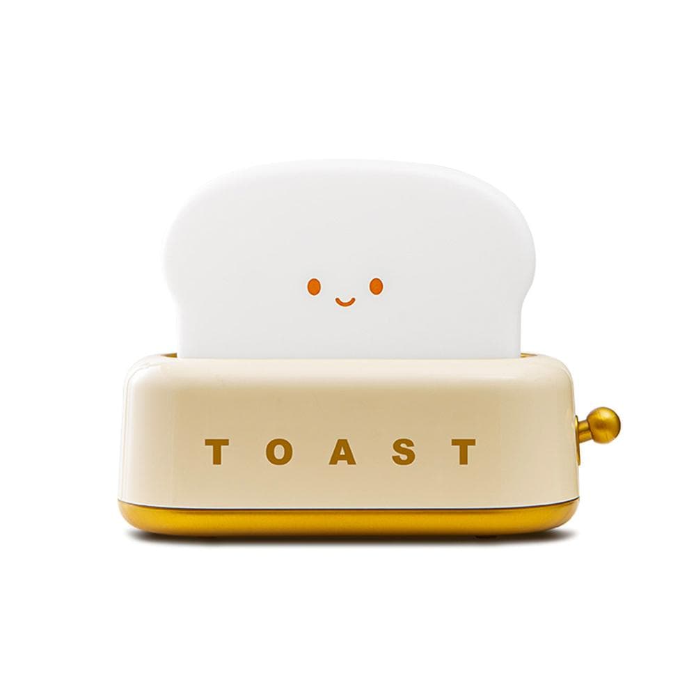 Mini Night Lights Toaster Lamp for Kids Cute Room Decor For Bedroom Living Room Dining Room Desktop yellow