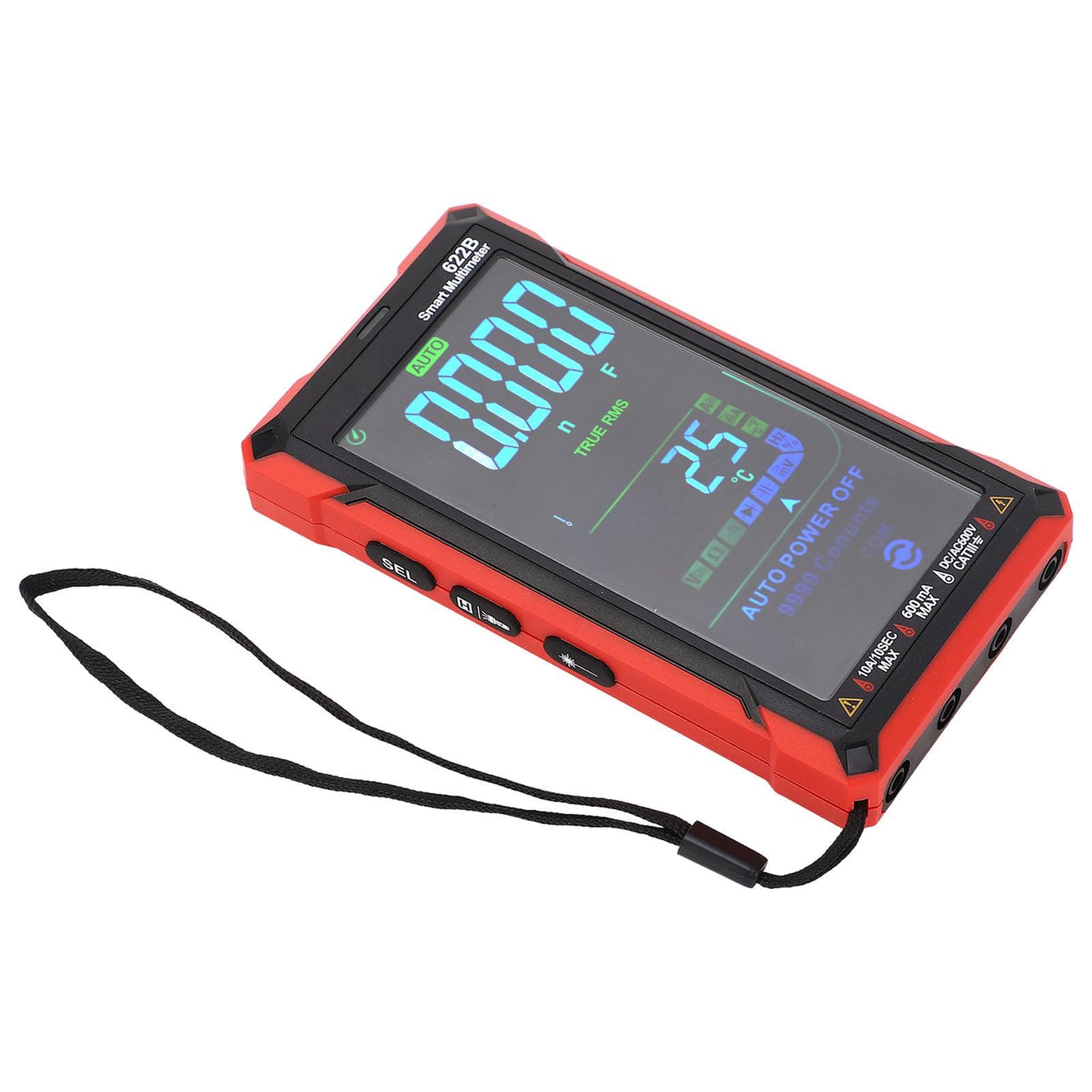 Digital Multimeter Kit Smart Touch Large Screen Rechargeable High Accuracy Fully Automatic Non