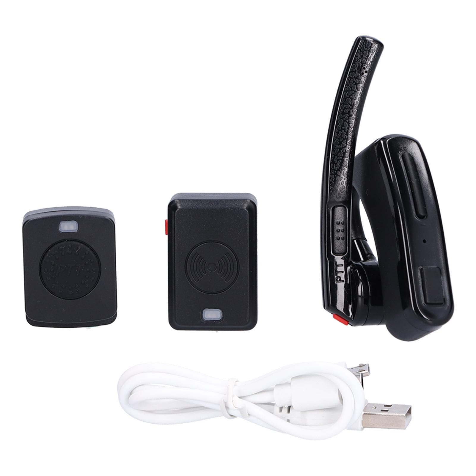 Walkie Talkie Headset PTT Wireless Bluetooth Earphone with 2 Earplugs for Motorola for HYT