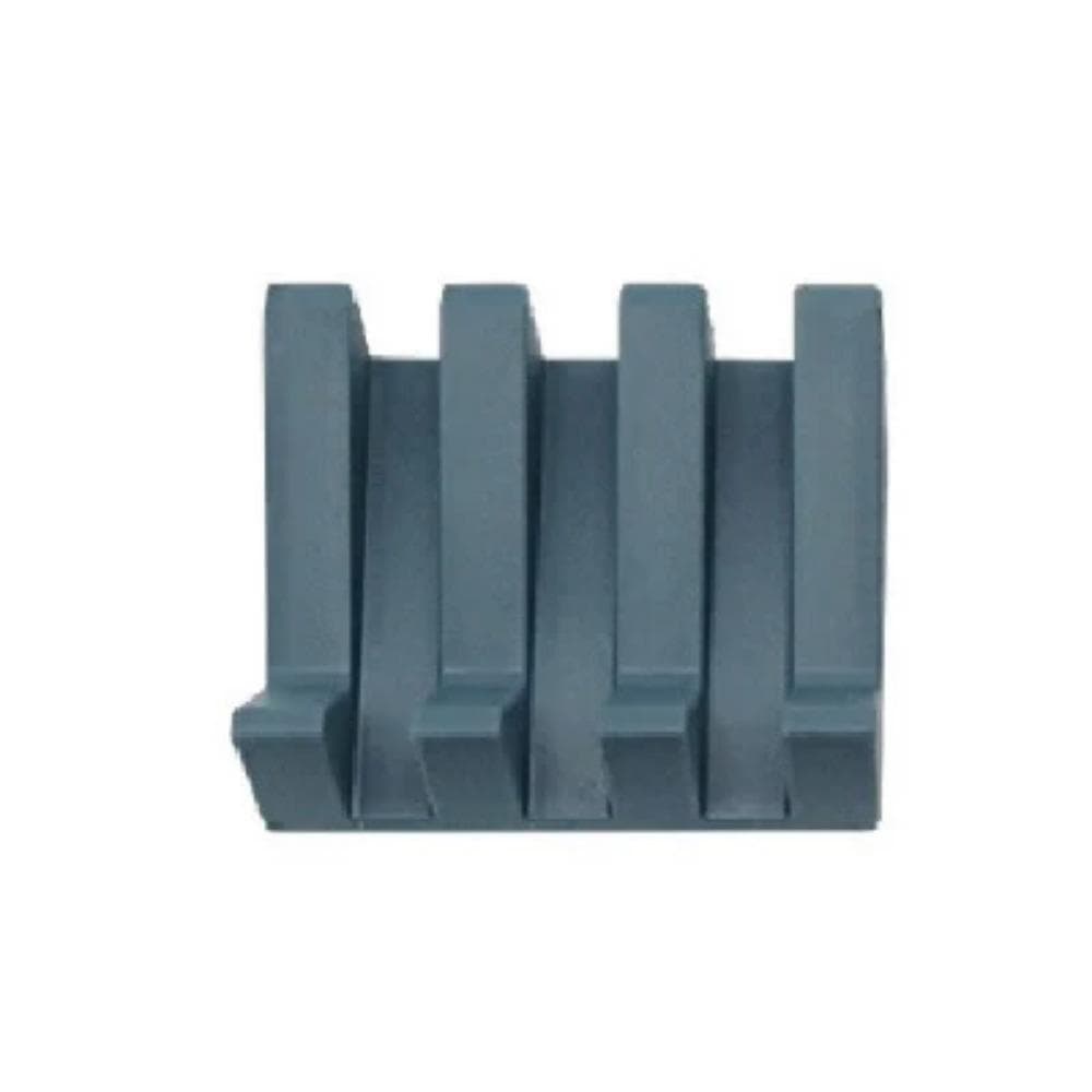 Silicone Soap Holder Soap Drain Dish Bathroom Tilt Drain Soap Box Portable Sponge Tray Creative Kitchen Sponge Storage Rack blue