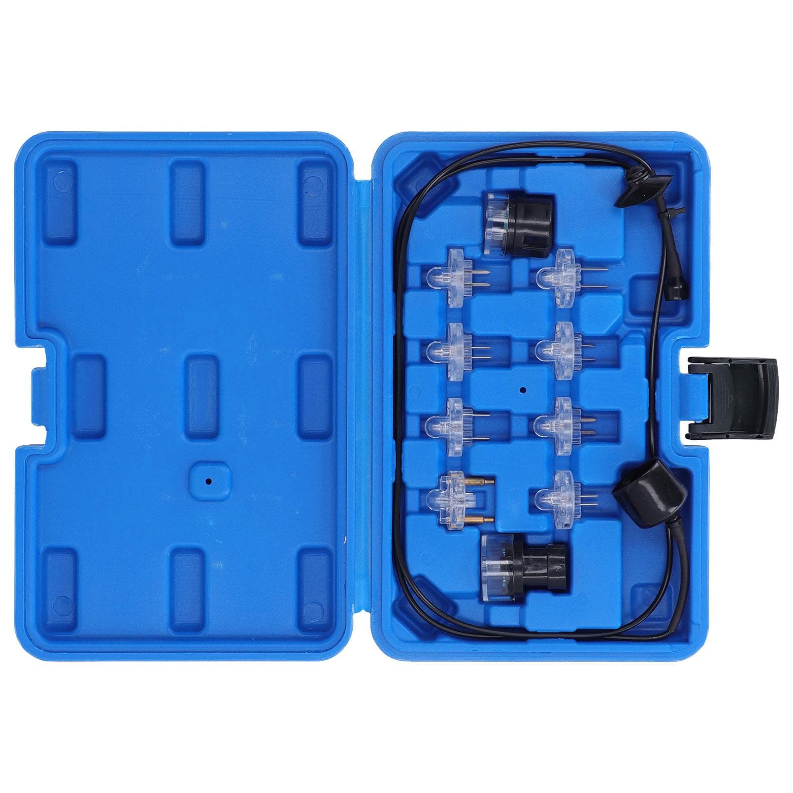 11pcs Noid Light Set Fuel Injector Tester Tool Professional Car Diagnostic Tool with Storage Box