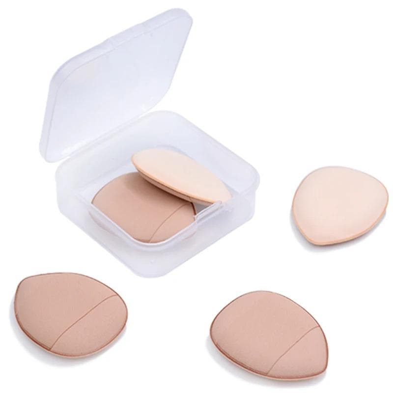 5Pcs Mini Finger Puff Foundation Small Air Cushion Powder Sponge Face Concealer BB Cream Cosmetic Applicator Makeup Tools 5pcs nude