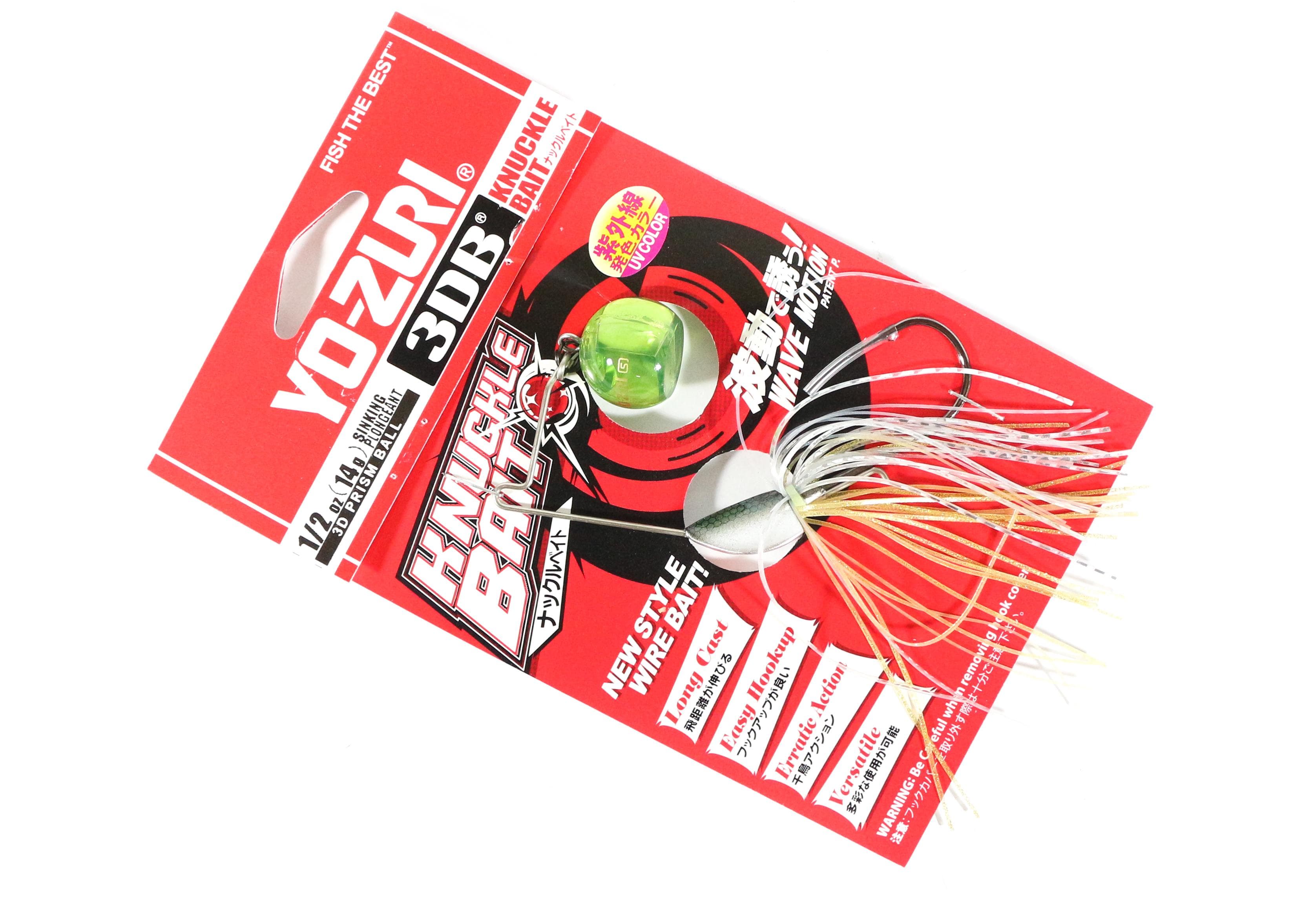 Yo Zuri Duel 3DB Knuckle Spinnerbait 1/2 oz Sinking Lure R1302-GZSH (4287)