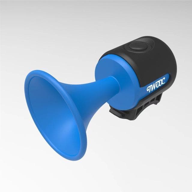 Mountain Bike Bell Children's Bicycle Horn Electric Bell Horn Personalized Riding 120db Loud Warning Sound Bike Horns Bikes Accessories blue
