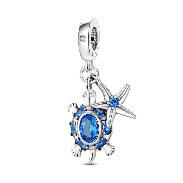 Charms 925 Origina Silver Evil Eye Owl Blue Charms For Fashion Bracelet DIY Jewelry Making