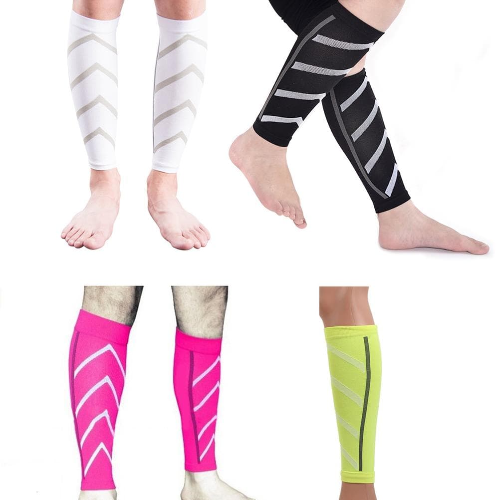 1 pair Calf Compression Sleeves for Sports Running Cycling Socks Leg Warmers Men Women Football