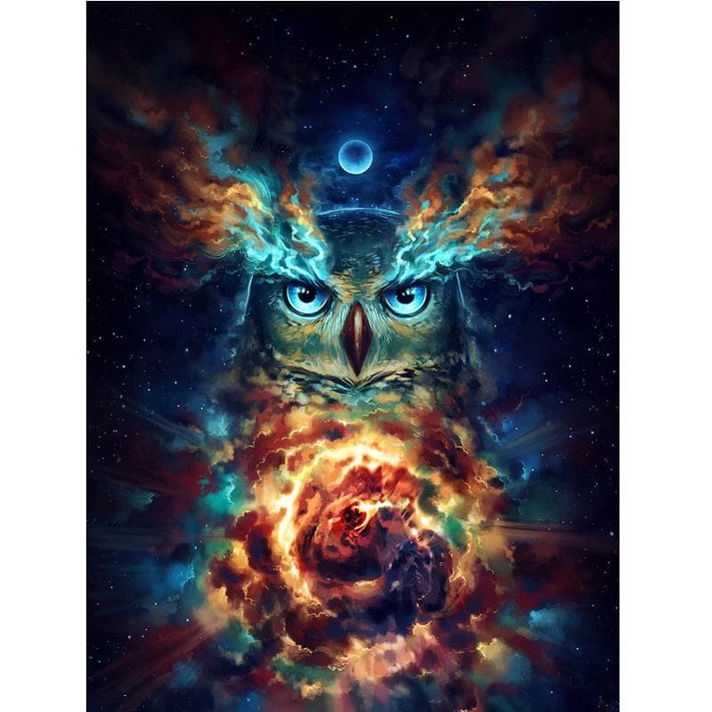 Diy Diamond Embroidery Beautiful Craft Painting Owl Mosaic Gift Animal Diamond Wall Art Decor 20X30CM