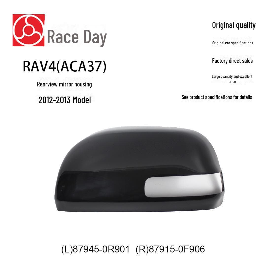 Compatible Rearview Mirror Cover for 09-13 Toyota RAV4 (Part 87945-0R901) Right 87915-0F906