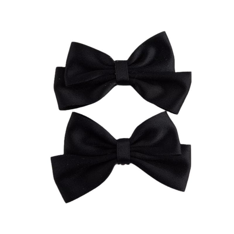 1Pair Bow Flower Shoes Accessories Wedding Bride Charm Shoe Buckle Decor Clips black