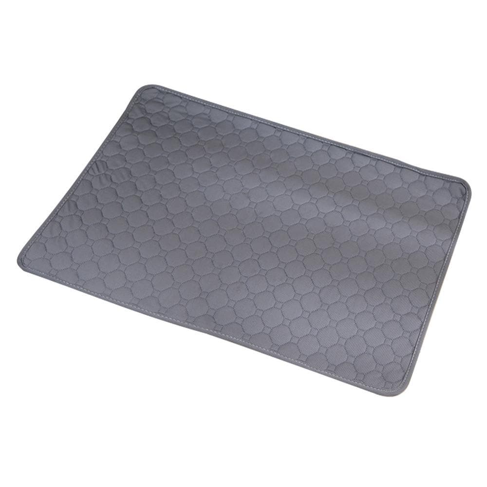 Reusable Washable Puppy Training Pad Pet Sleep Bed Dog Urine Mat Pet Car Seat Cover Pet Dog Cat Urine Pad M grey