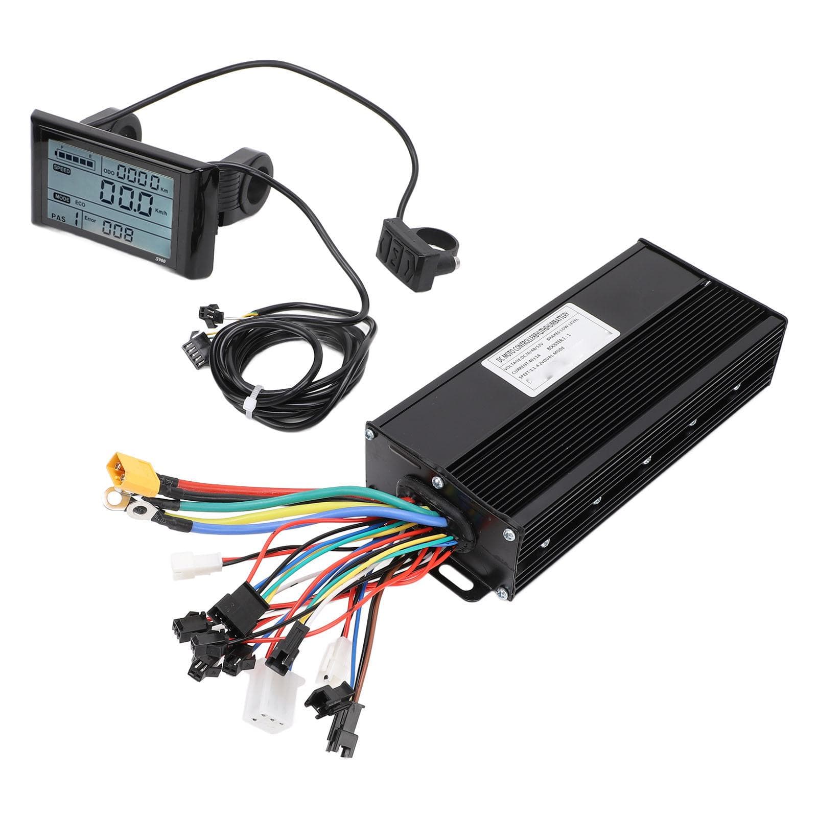 Electric Cycle Conversion Kit 36V 48V 52V 40A Sine Wave Brushless Controller and S900 LCD Display