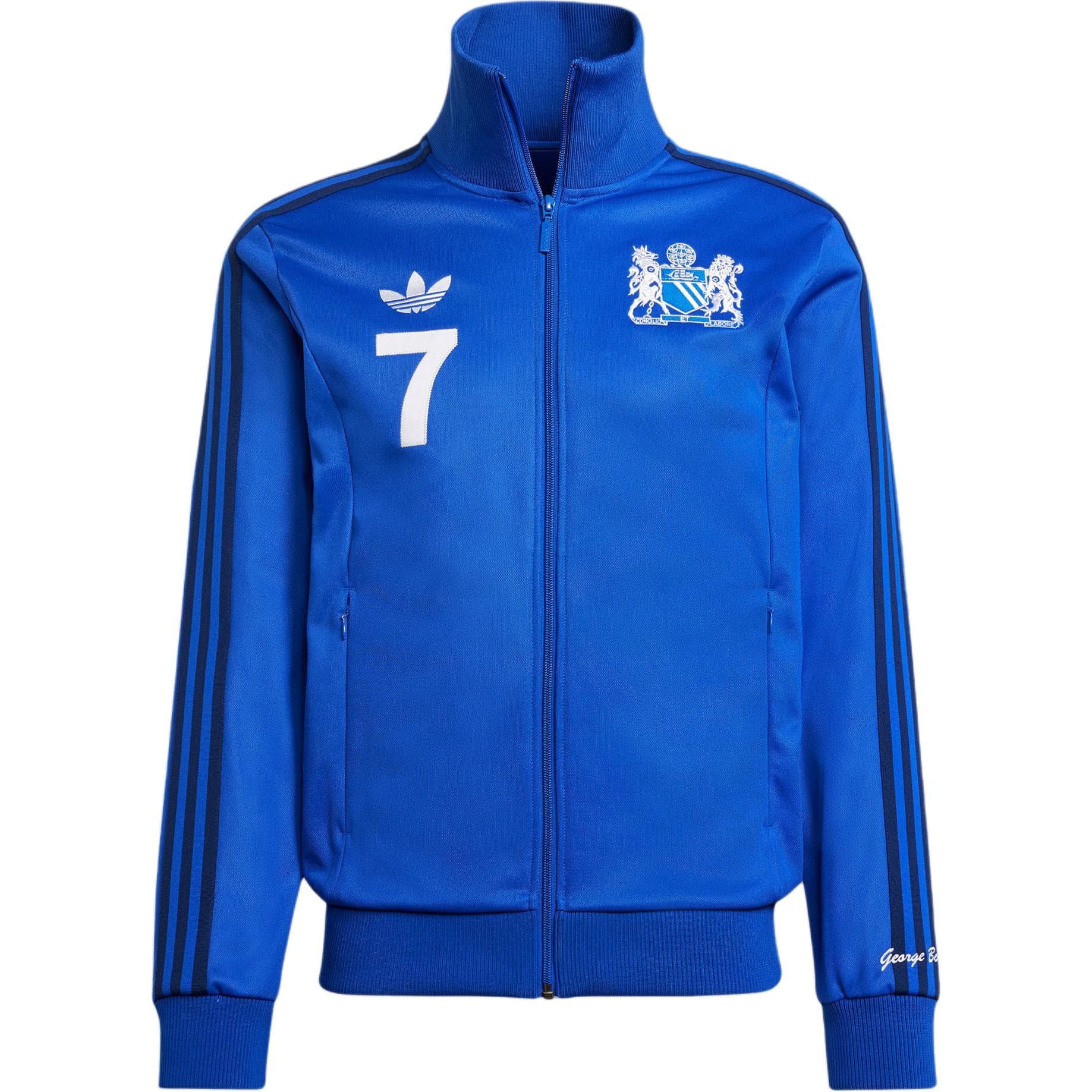 Adidas Manchester United FW24 Moisture-Wicking Breathable Outdoor Casual Sports Jacket Men Jacket Cobalt-Blue IV7537 S