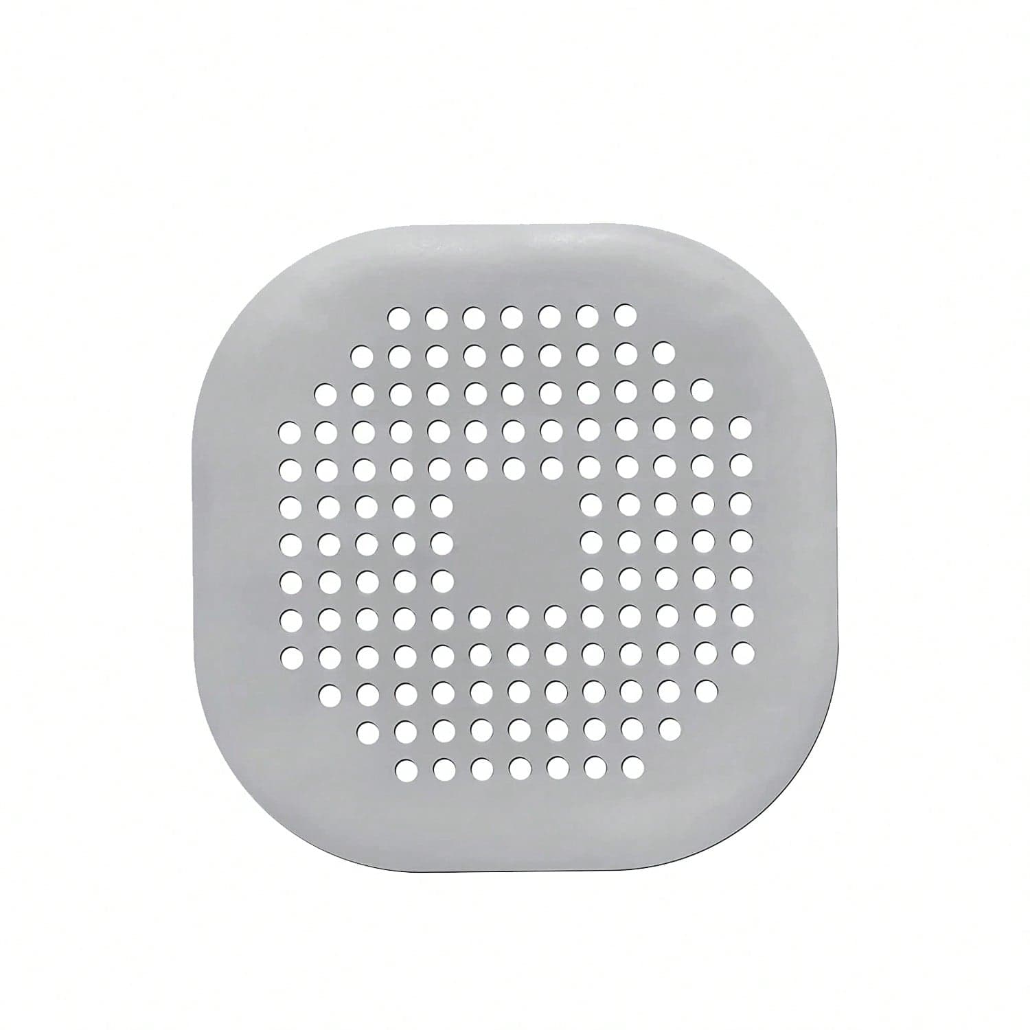 1pc Silicone Hair Filter | Bathtub and Shower Floor Drain Plug, Kitchen Deodorant Plug, Anti-Clogging Sink Filter Grey