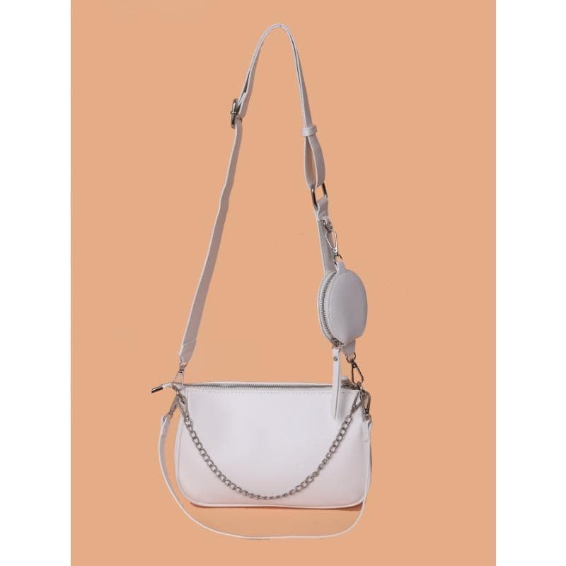 Stick Underarm Bag Popular Niche All Match High-grade Texture Crossbody Bag white