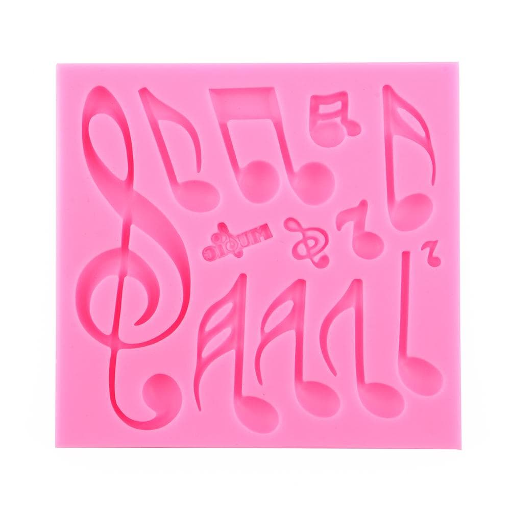 Multi Music Note Lace Silicone Mold Mould Fondant Mat Cake Decorating Tool