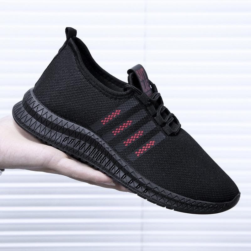 Men's Shoes New Breathable Mesh Casual Cloth Shoes Korean Style Trendy Sports Shoes Men's Old Beijing Cloth Shoes 44