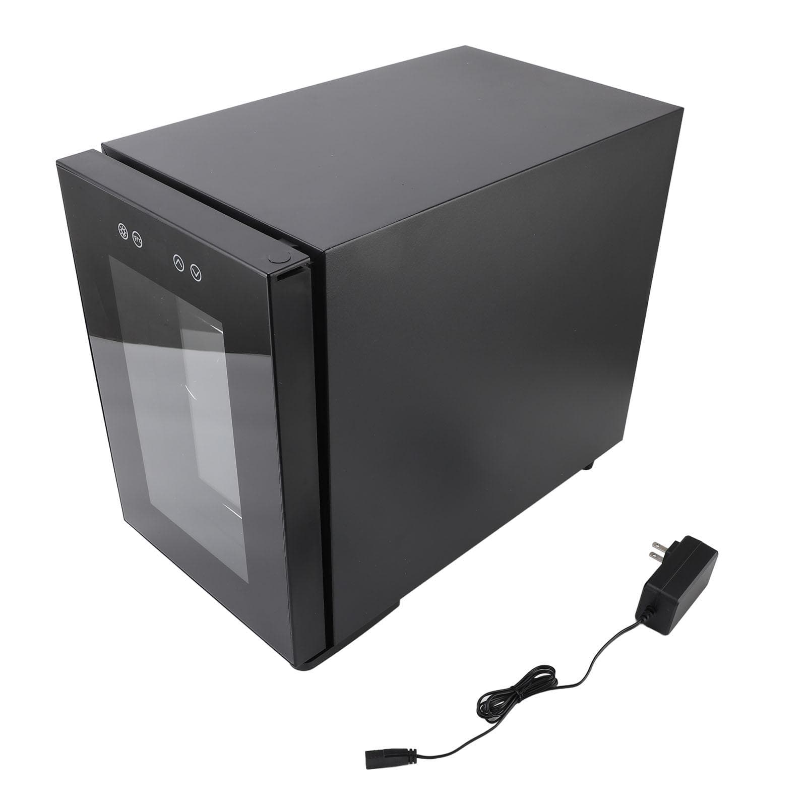 6 Bottle Wine Cooler Refrigerator with LED Display 12 degrees C?15 degrees C Temperature Control Freestanding Wine L