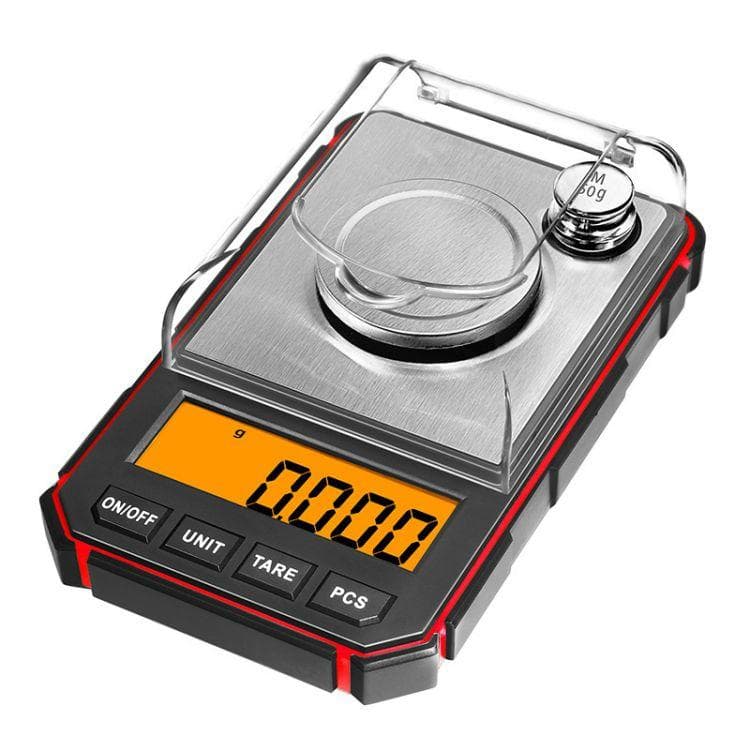 1pc Black High Precision Professional Electronic Scale Digital Gold Jewelry Milligram Scale Mini Electronic Balance Scale red