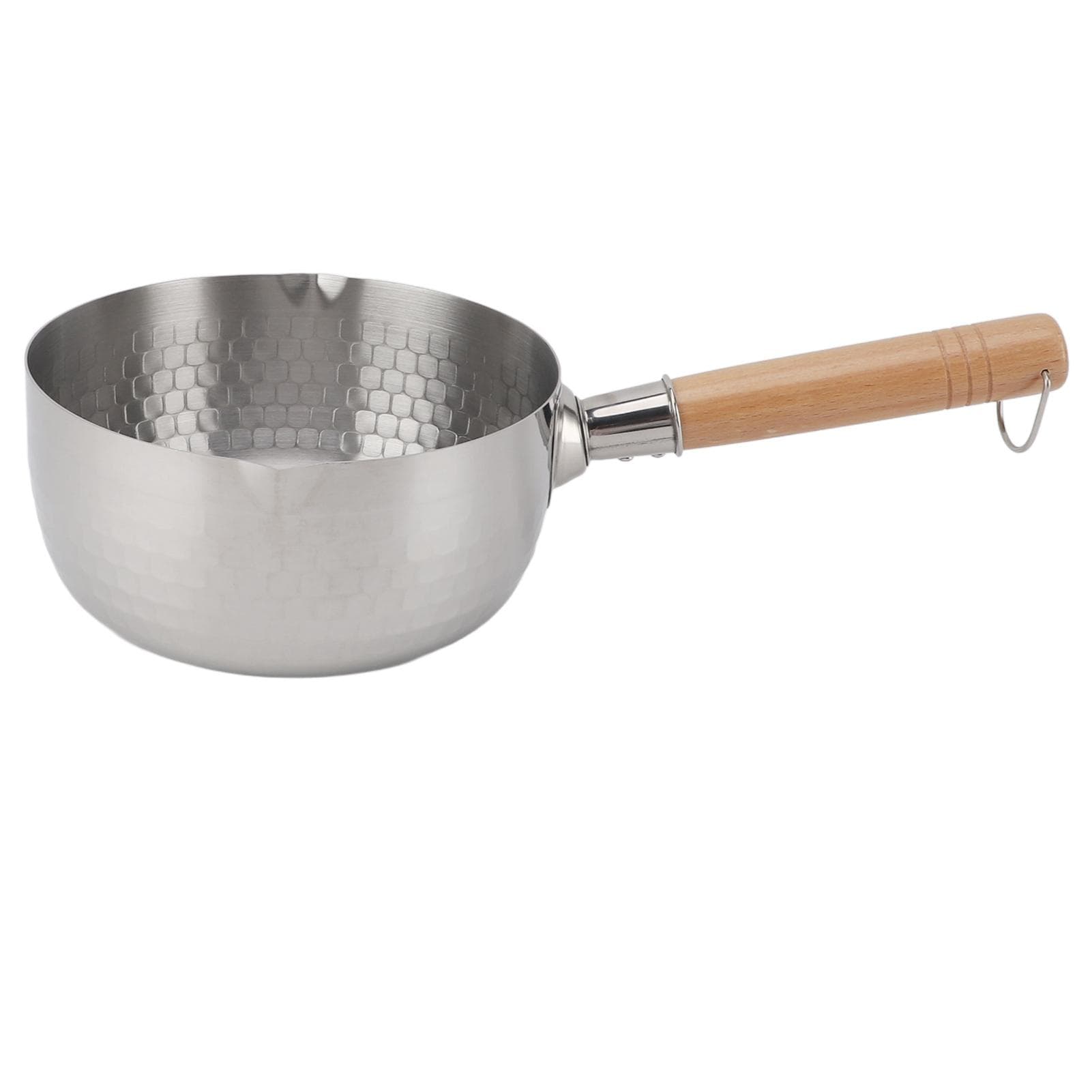 Stainless Steel Instant Noodle Pot Professional Efficient Even Heating Prevents Stick Cooking Pot 18cm / 7.09in