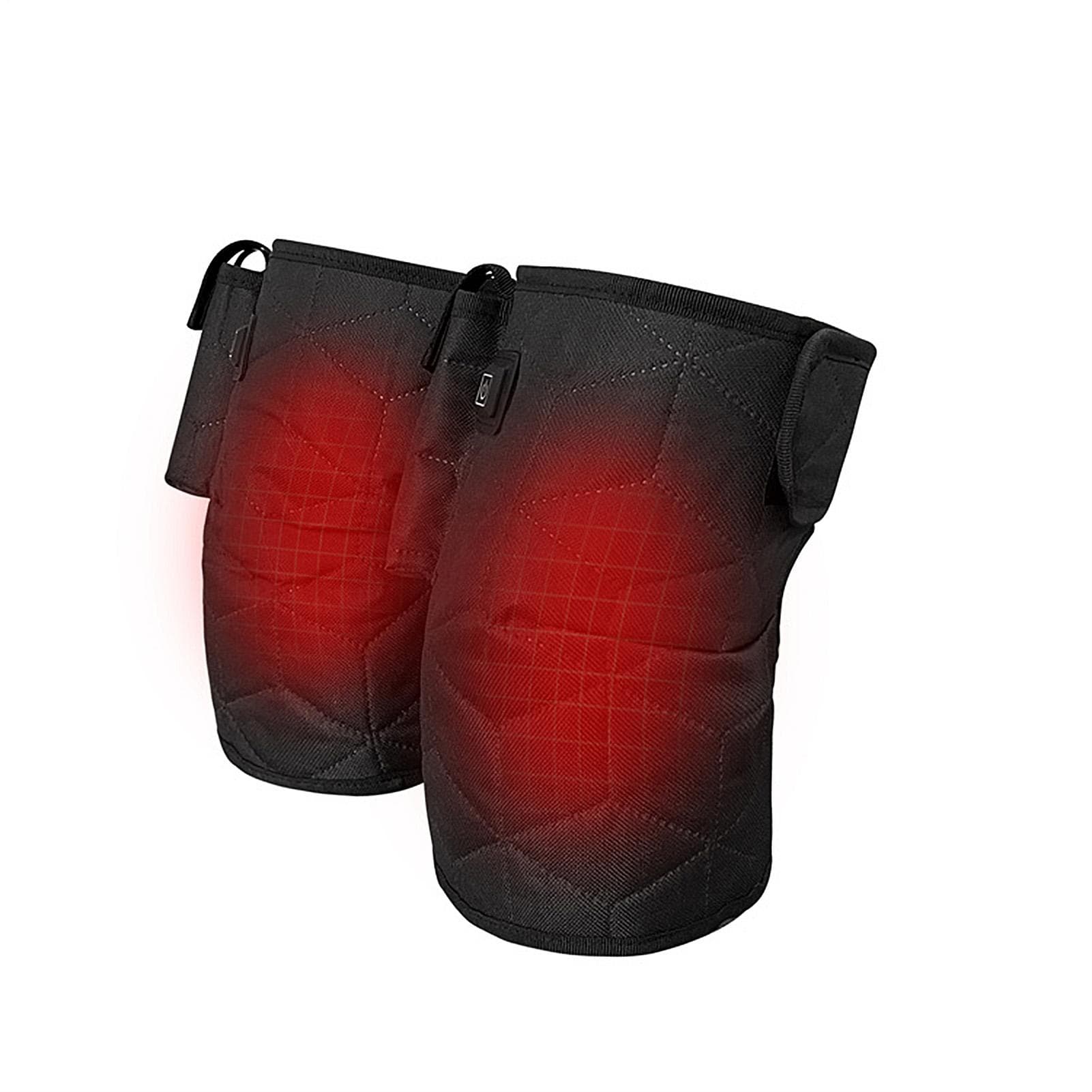 Knee Electric Heating Pad 3 Temperature Control Knee Brace Winter Knee Warmer black