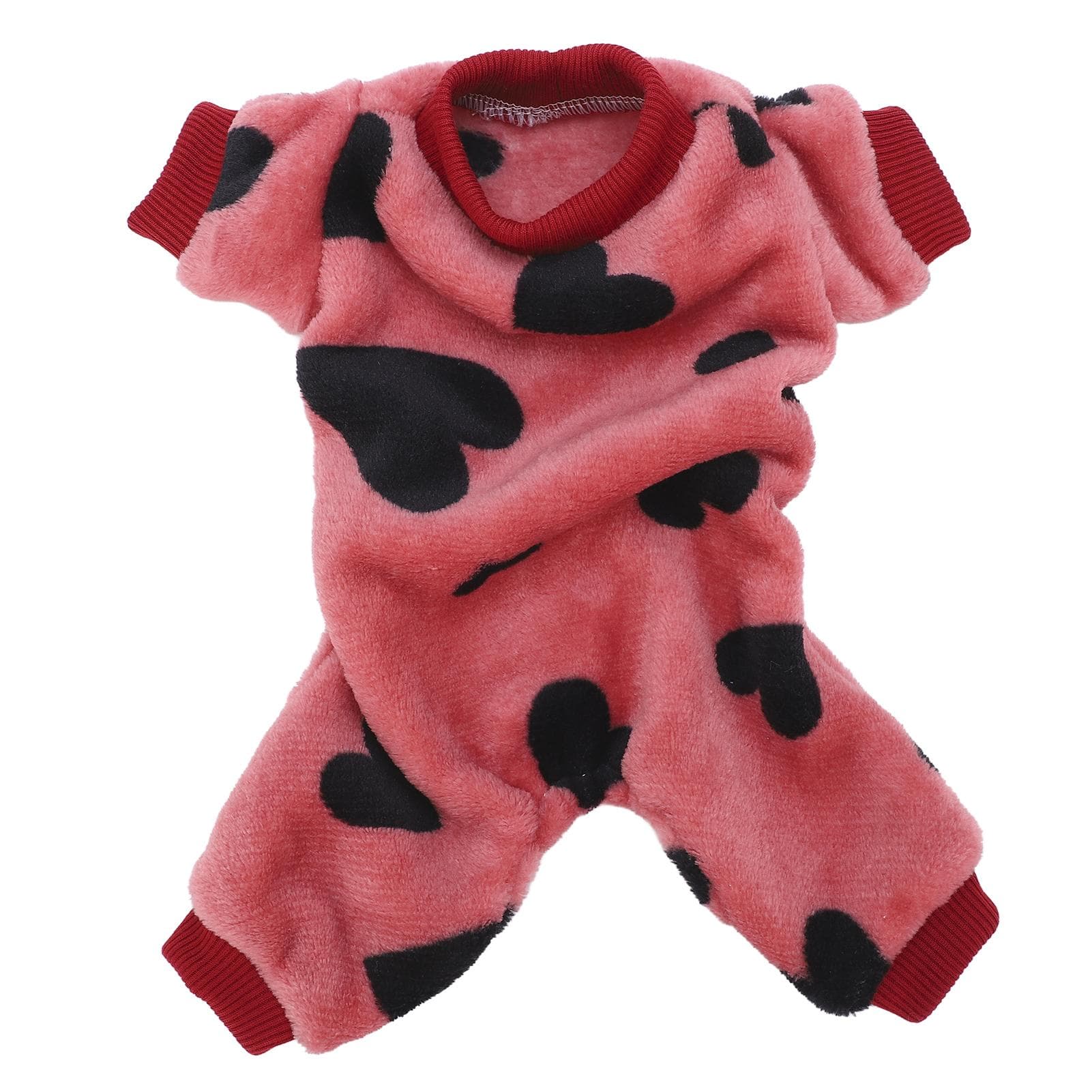 Dog Plush Jumpsuits Pet Cute Fashion Clothing Pajamas Suitable for Small Dog PuppyL L(for 6.5-9kg)