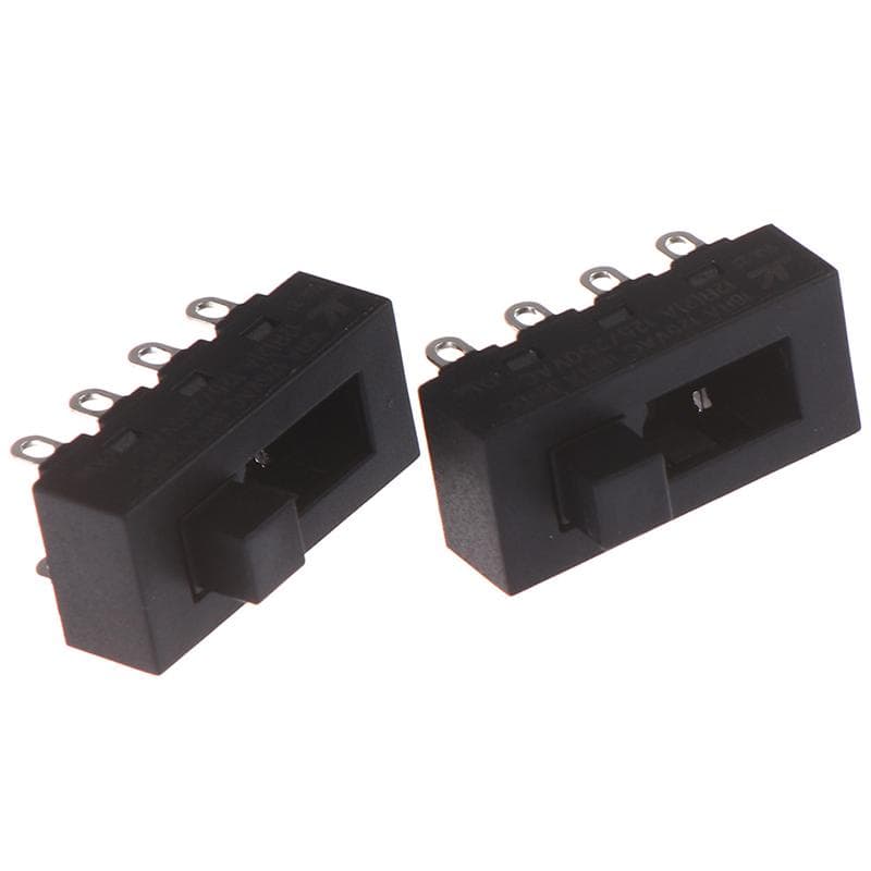 2Pcs 12A 250V 3 Position 8 Pin Toggle Slide Switch LQ-103H Hair Dryer Switch