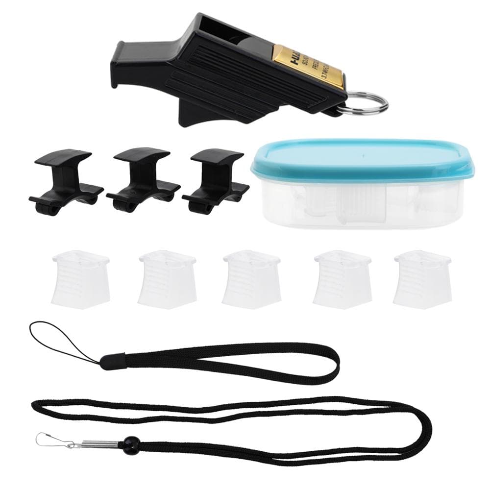 Professional Football Referee Whistle Basketball Volleyball Judge Whistle Sports Teacher Post Survival black + gold
