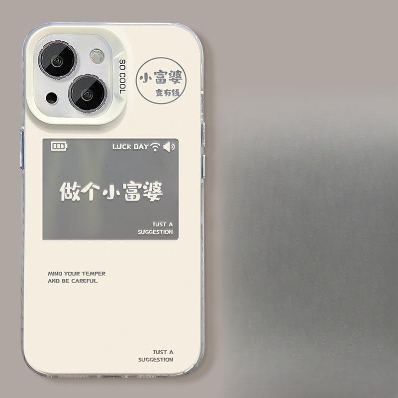 Applicable To Apple 15 Mobile Phone Case IPhone 14 Place Its Own Position Invisible Bracket 13pro Color Silver Matte 6 iPhone 6s Plus